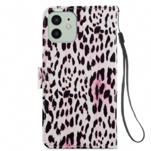 Housse iPhone 12 / 12 Pro Motif Leopard