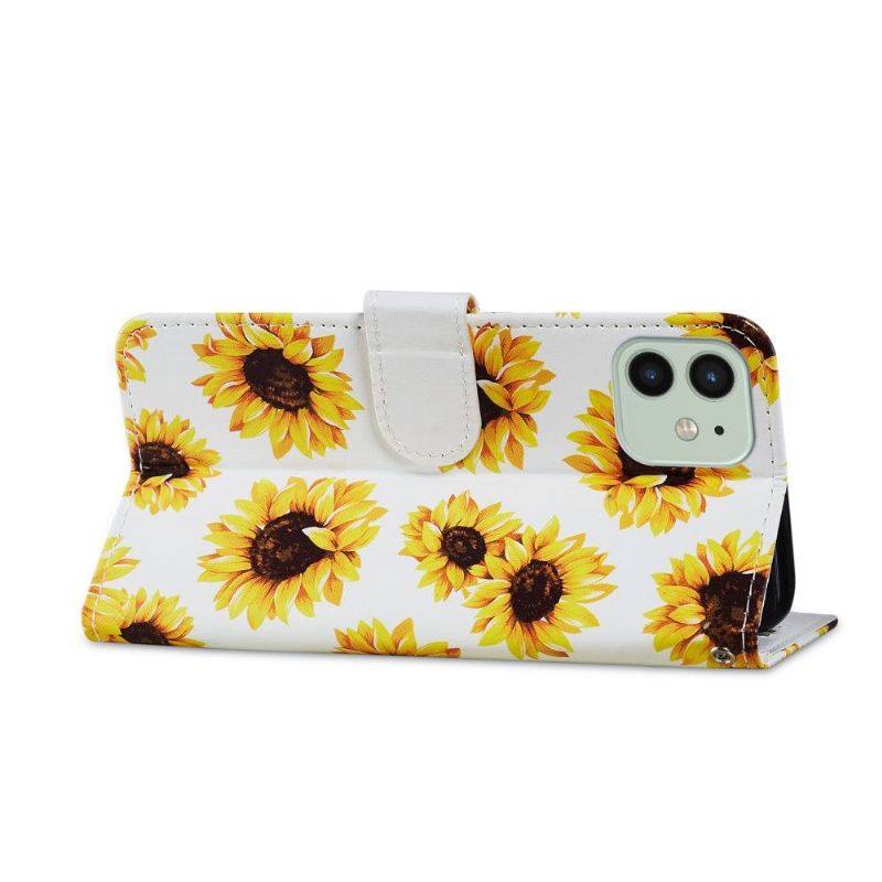 Housse iPhone 12 / 12 Pro Tournesol Fleur