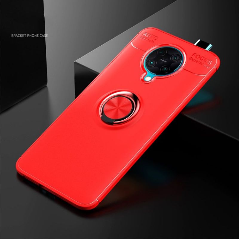 Coque Xiaomi Poco F2 Pro avec support rotatif - Rouge