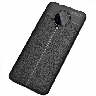 Coque Xiaomi Poco F2 Pro Gel Finition Simili Cuir