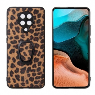 Coque Xiaomi Poco F2 Pro motif léopard avec support