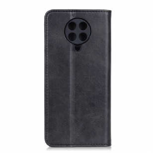 Flip cover Xiaomi Poco F2 Pro Simone Imitation Cuir Vieilli