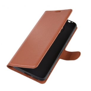 Housse Xiaomi Poco F2 Pro portefeuille style cuir