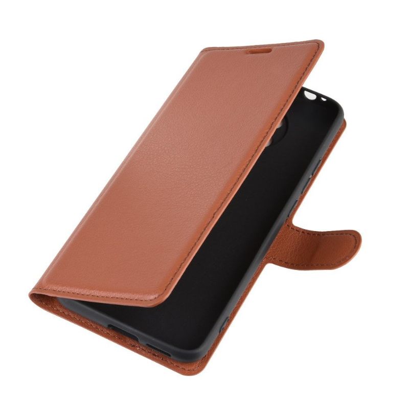 Housse Xiaomi Poco F2 Pro portefeuille style cuir