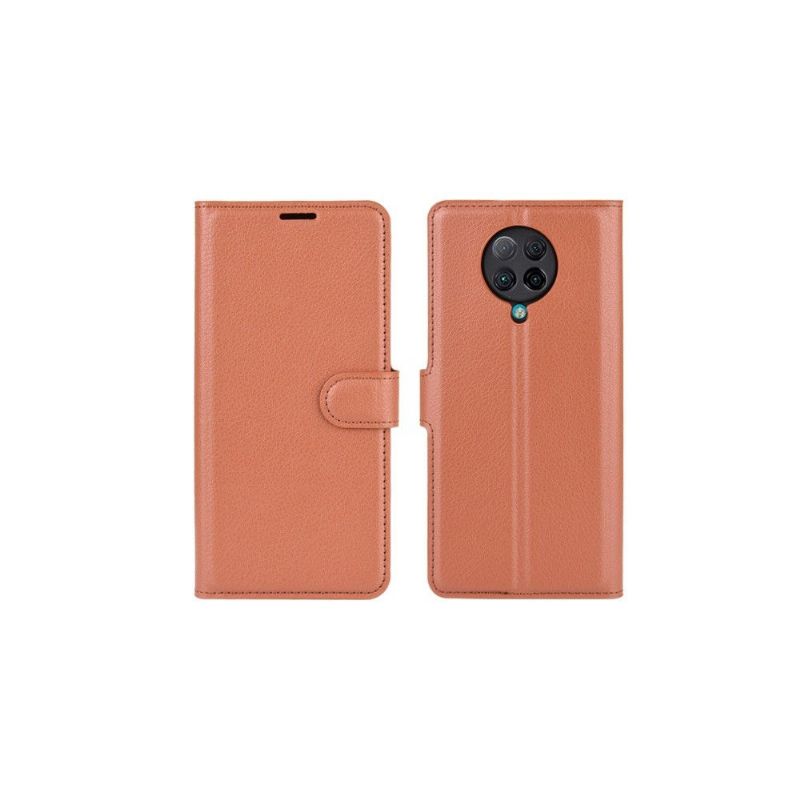 Housse Xiaomi Poco F2 Pro portefeuille style cuir