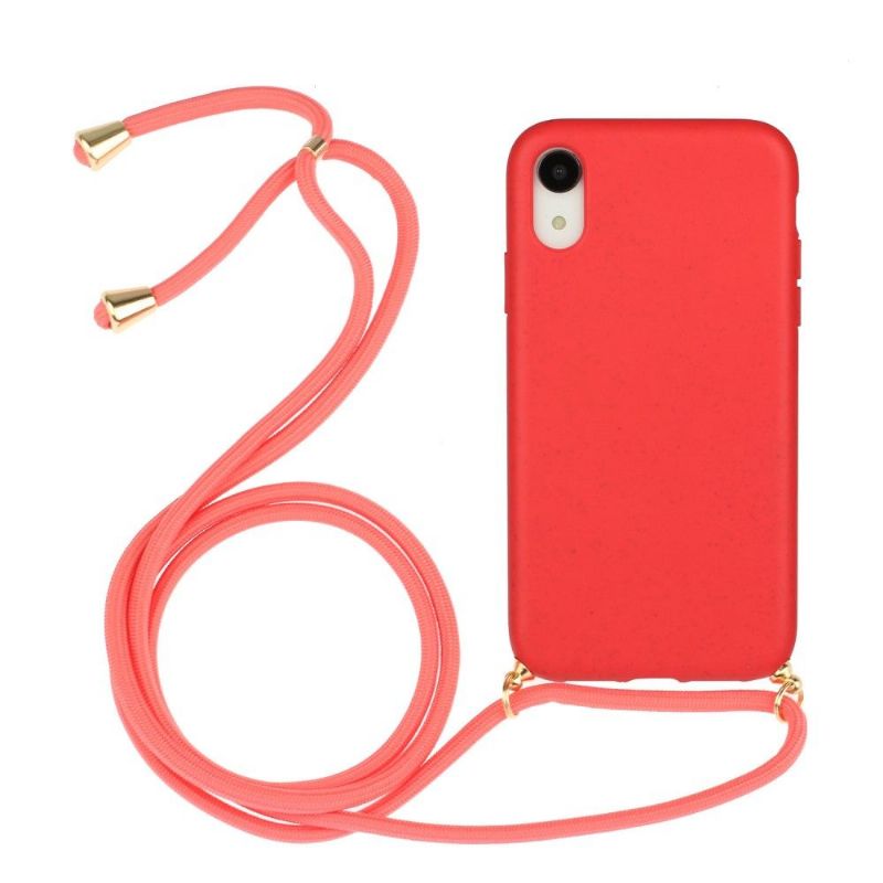 Coque iPhone XR avec cordon bandoulière