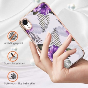 Coque iPhone XR Fleurs Exotiques