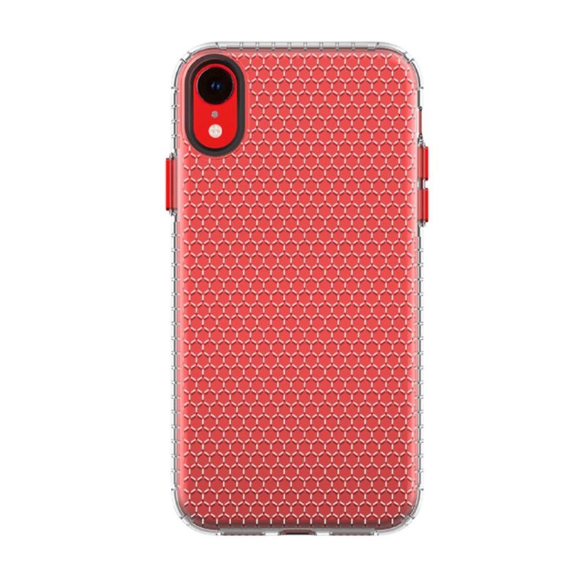 Coque iPhone XR Honeycomb Transparente