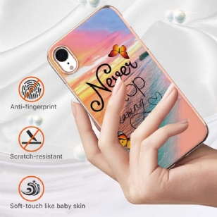 Coque iPhone XR Never Stop Dreaming