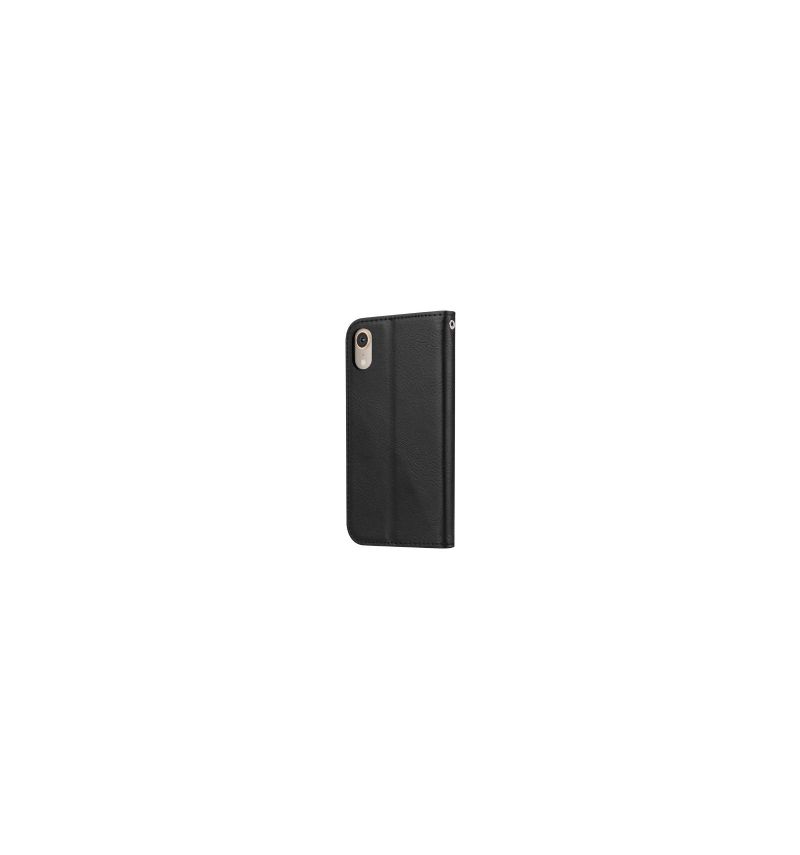 Housse iPhone XR Cuir stand case