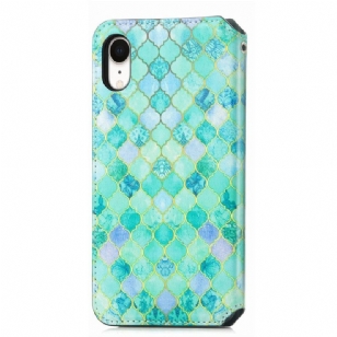 Housse iPhone XR motif arabesque