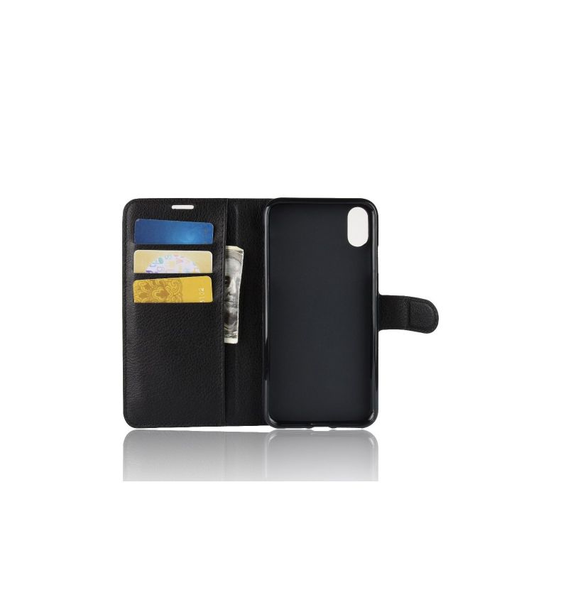 iPhone XR - Housse style cuir porte cartes