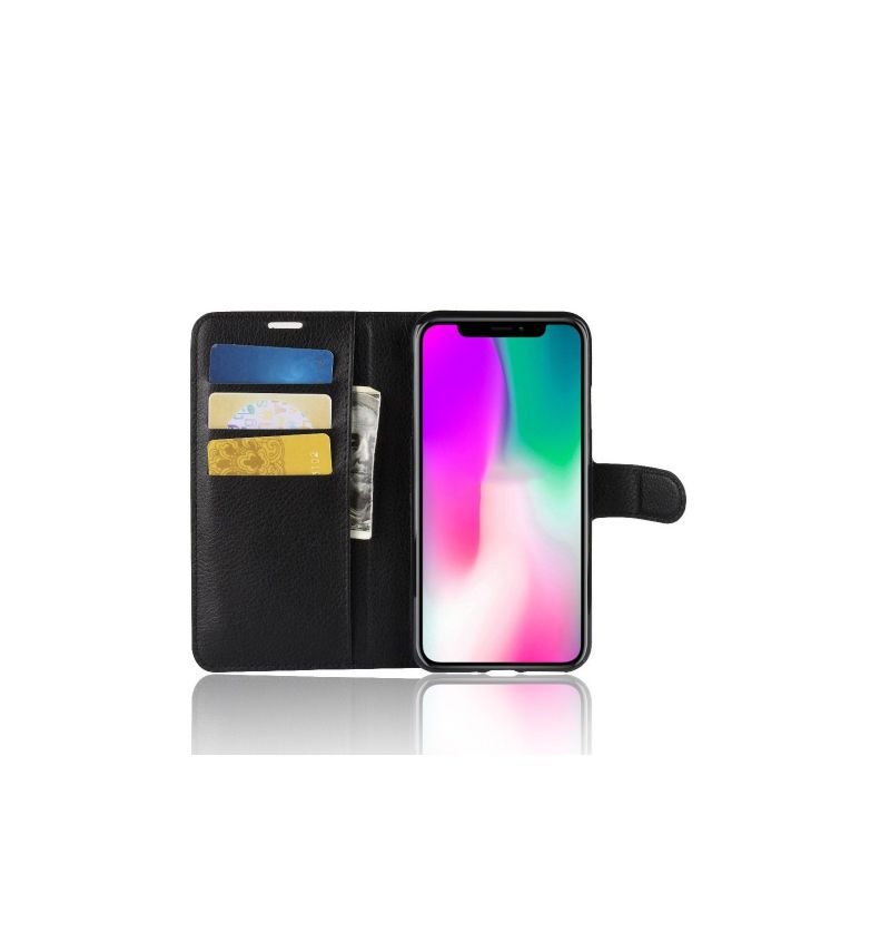 iPhone XR - Housse style cuir porte cartes