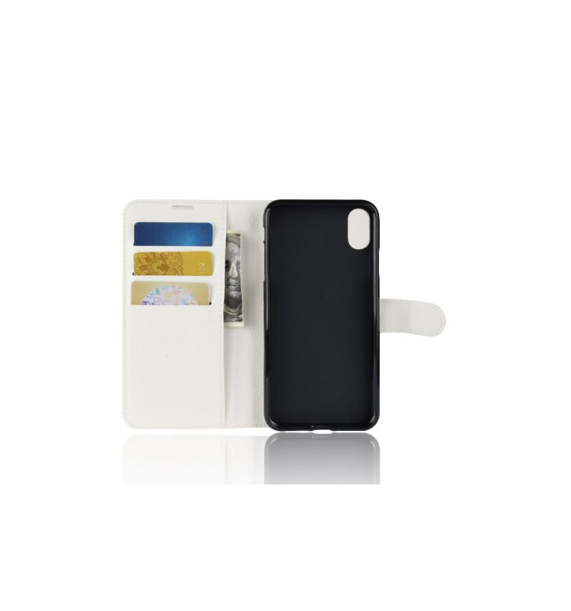 iPhone XR - Housse style cuir porte cartes