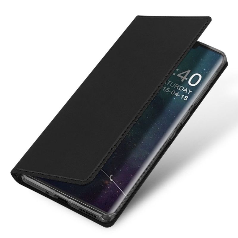 Huawei Mate 30 Pro - Housse revêtement satiné porte carte