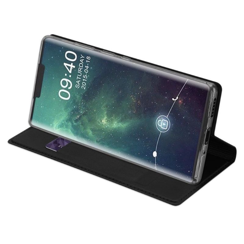 Huawei Mate 30 Pro - Housse revêtement satiné porte carte