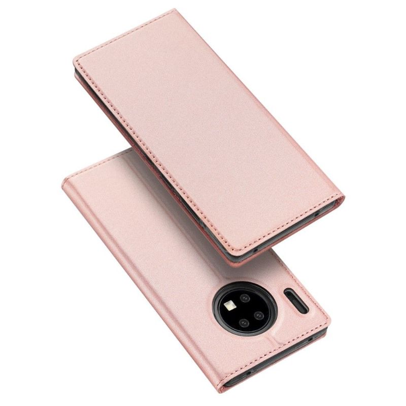 Huawei Mate 30 Pro - Housse revêtement satiné porte carte