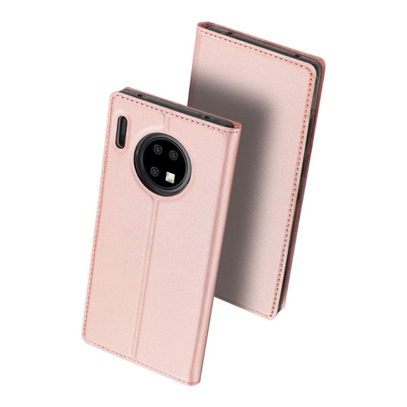 Huawei Mate 30 Pro - Housse revêtement satiné porte carte