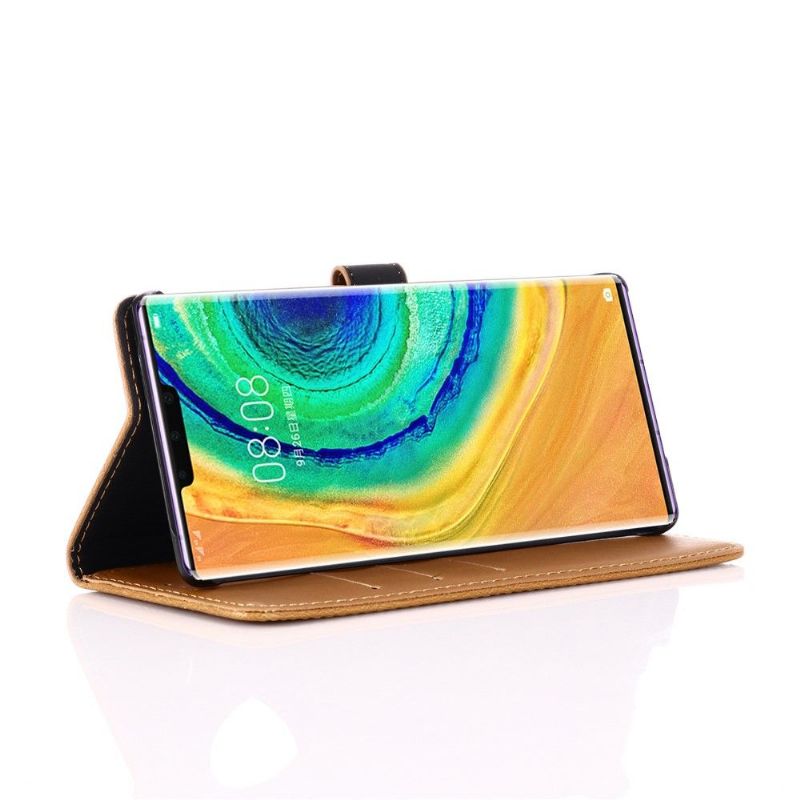 Huawei Mate 30 Pro - Housse simili cuir rétro