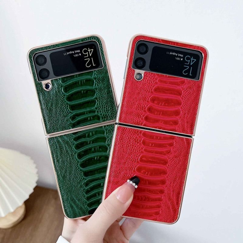 Coque Samsung Galaxy Z Flip 4 Design Crocodile