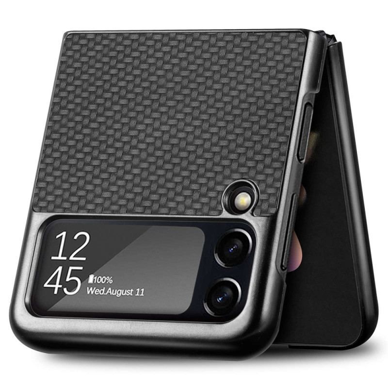 Coque Samsung Galaxy Z Flip 4 Fibre Carbone Texturée