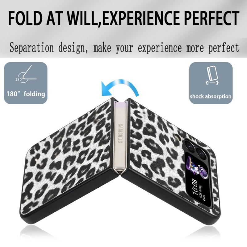 Coque Samsung Galaxy Z Flip 4 Léopard