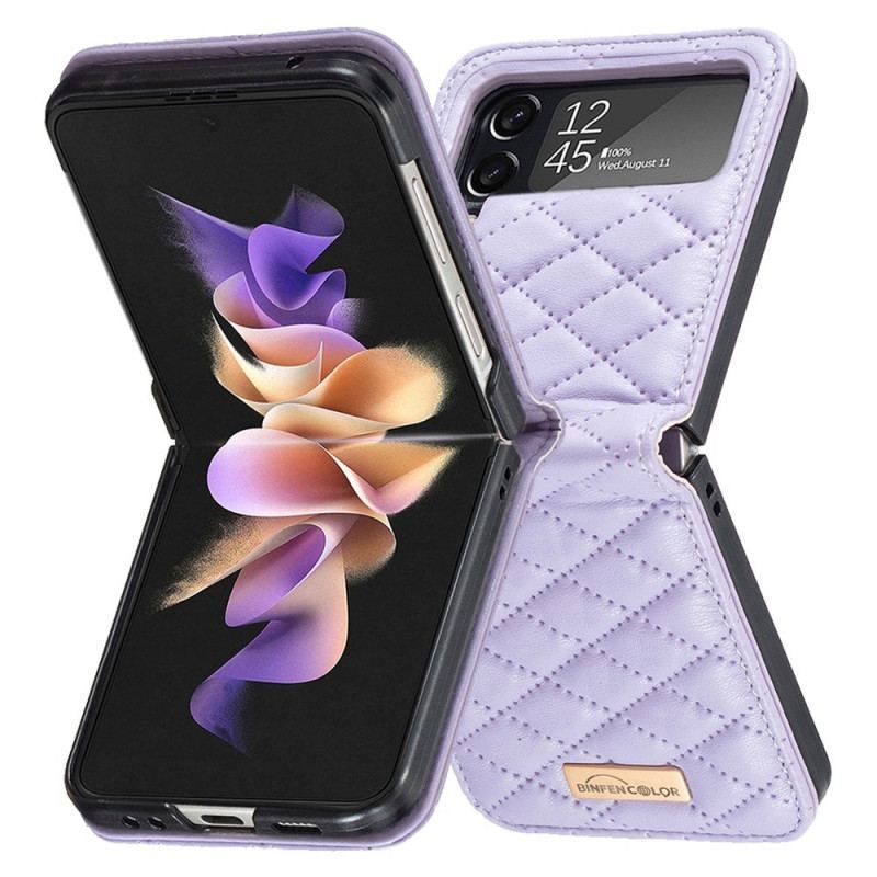 Coque Samsung Galaxy Z Flip 4 Matelassée Binfen Color