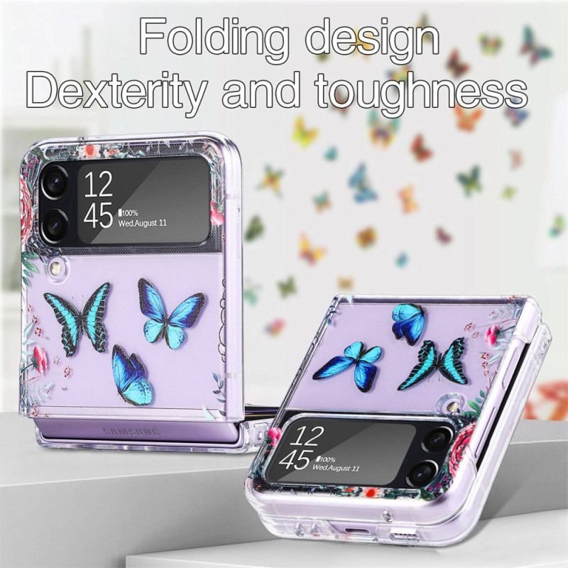 Coque Samsung Galaxy Z Flip 4 Multiples Papillons