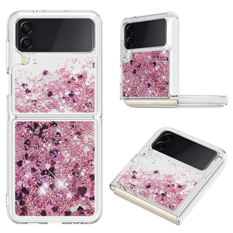 Coque Samsung Galaxy Z Flip 4 Paillettes Colorées