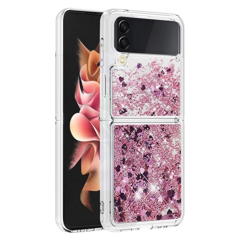 Coque Samsung Galaxy Z Flip 4 Paillettes Colorées