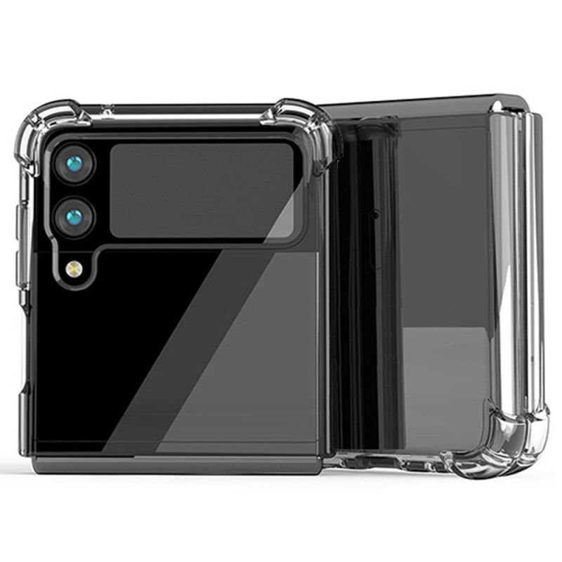 Coque Samsung Galaxy Z Flip 4 Transparente Coins Renforcés