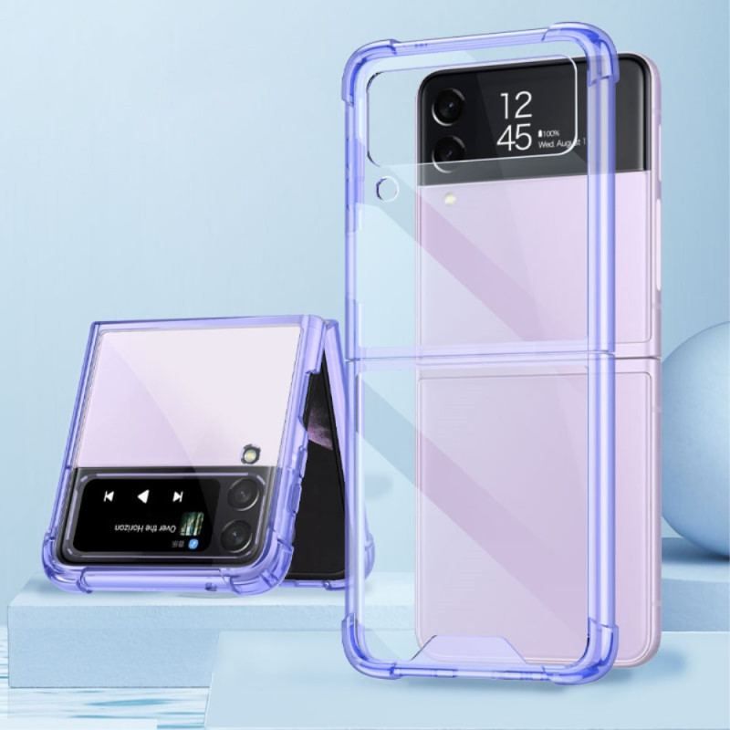 Coque Samsung Galaxy Z Flip 4 Transparente Coins Renforcés GKK