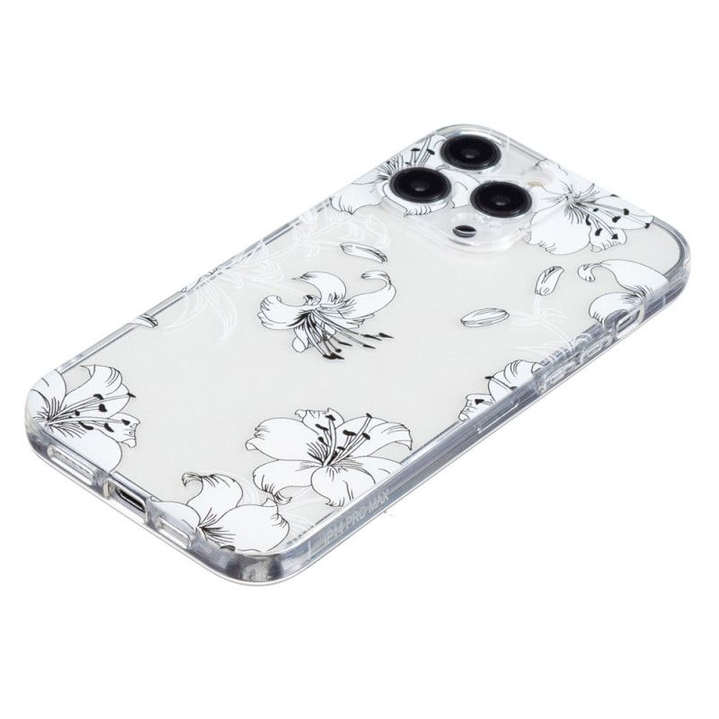 Coque iPhone 16 Pro Max Fleurs Blanches