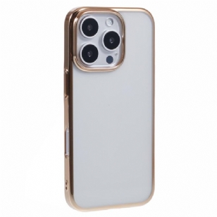 Coque iPhone 16 Pro Max Rebord Effet Métal X-LEVEL