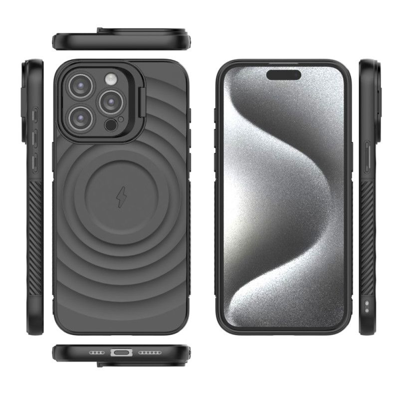 Coque iPhone 16 Pro Max Support Texture Ondulée