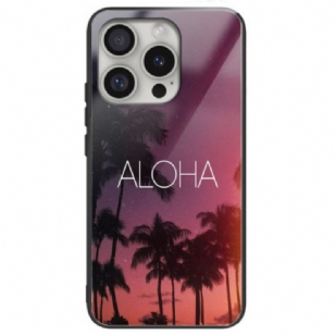 Coque iPhone 16 Pro Max Verre Trempé ALOHA