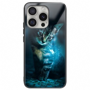 Coque iPhone 16 Pro Max Verre Trempé Chat