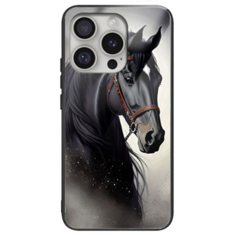 Coque iPhone 16 Pro Max Verre Trempé cheval