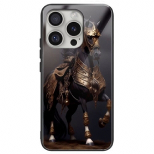 Coque iPhone 16 Pro Max Verre Trempé Cheval Masqué