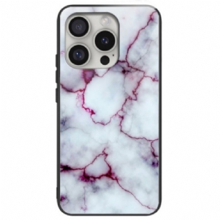 Coque iPhone 16 Pro Max Verre Trempé Marbre Violet