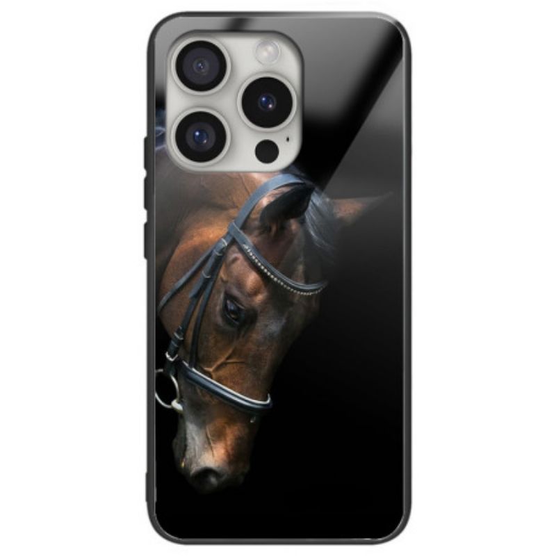 Coque iPhone 16 Pro Max Verre Trempé Tête de Cheval