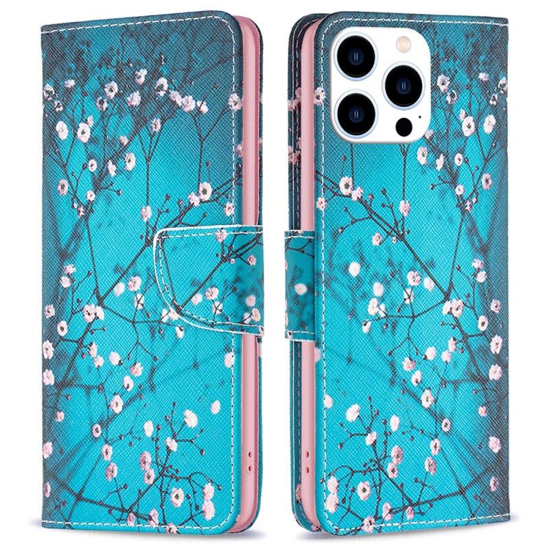 Housse iPhone 16 Pro Max Branches Fleuries