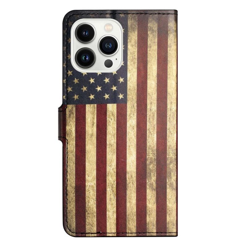 Housse iPhone 16 Pro Max Drapeau américain