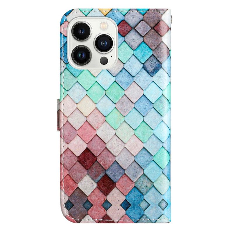 Housse iPhone 16 Pro Max Grilles à Lanière