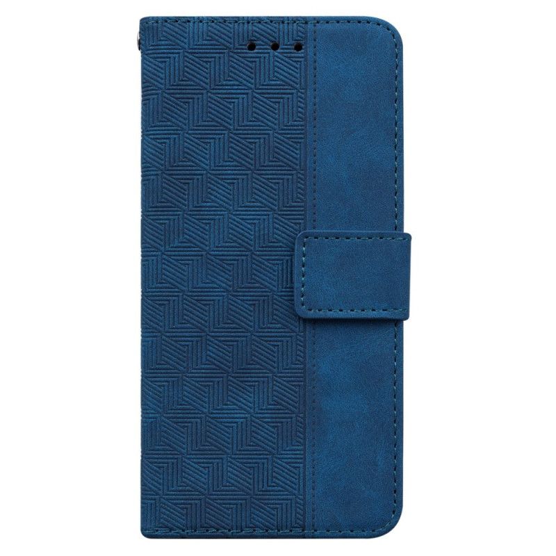 Housse iPhone 16 Pro Max Motif Tissé à Lanière