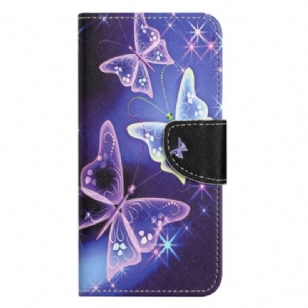 Housse iPhone 16 Pro Max Papillons Scintillants