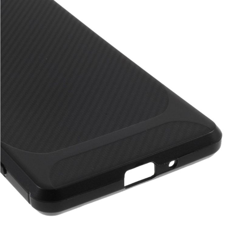 Coque Sony Xperia 1 II Aspect Fibre de Carbone