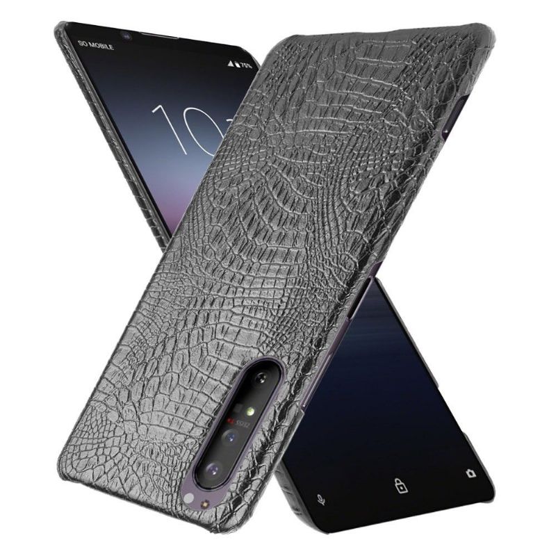 Coque Sony Xperia 1 II effet peau de croco