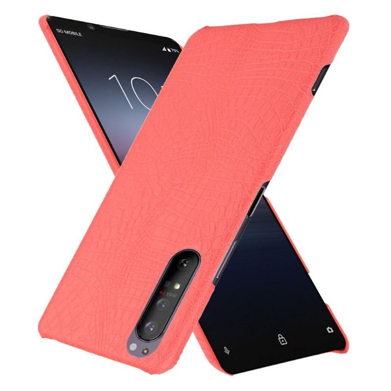 Coque Sony Xperia 1 II effet peau de croco