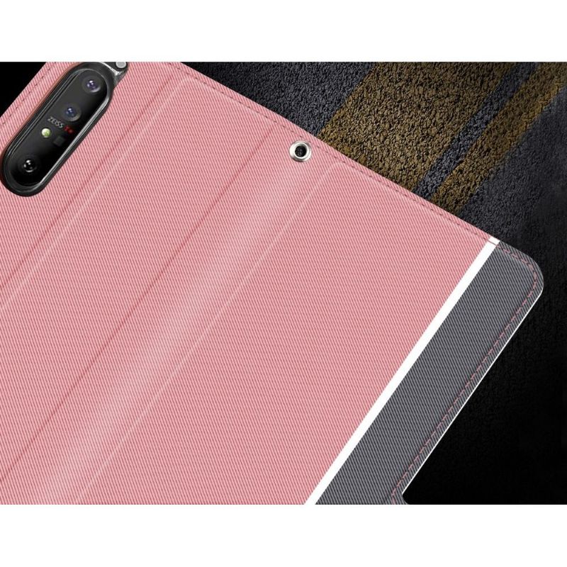 Housse Sony Xperia 1 II Victoria style cuir - Rose